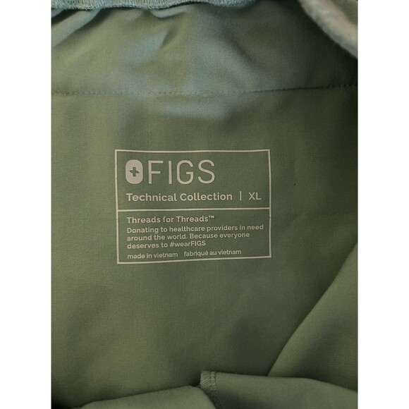 Mens Figs Scrub Pants Joggers Mint/Sea Foam Green Zip Fly Mens XL - Picture 4 of 7